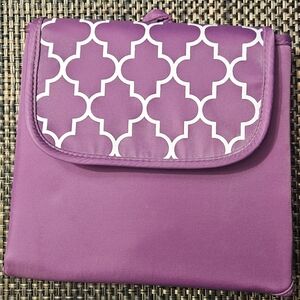 Purple Travel Jewelry Organizer